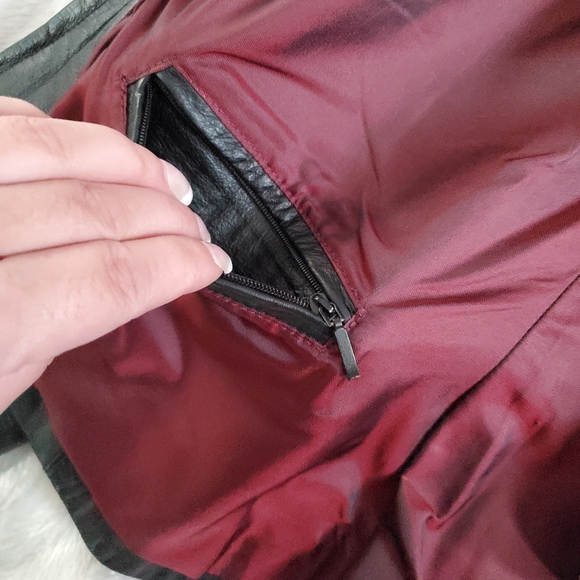 WILSONS LEATHER THINSULATE BLACK FITTED LEATHER JACKET WITH REMOVABLE LINER! - Picture 13 of 16